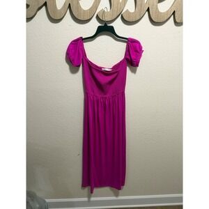 Susana Monaco Pink Dress Size L